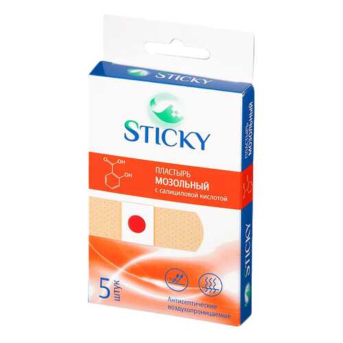 Пластырь мозольный Sticky 5 шт. в Вита Экспресс