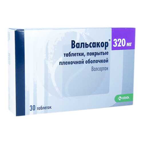 Вальсакор таблетки, покрытые пленочной оболочкой 320 мг №30 в Вита Экспресс