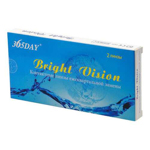Контактные линзы 365Day Bright Vision 2 линзы R 8,6 -2,25 в Вита Экспресс
