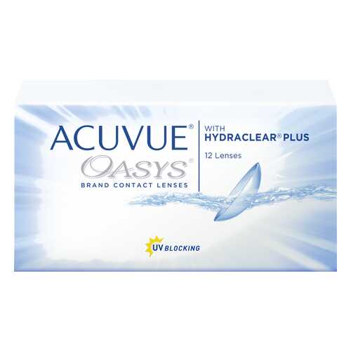 Контактные линзы Acuvue Oasys with Hydraclear Plus 12 линз R 8,8 +2,75 в Вита Экспресс
