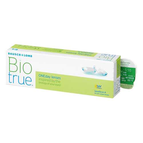 Контактные линзы Biotrue ONEday 30 линз +4,00 в Вита Экспресс