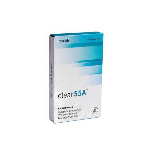 Контактные линзы ClearLab Clear 55 A 6 линз R 8.7 -01,50 в Вита Экспресс