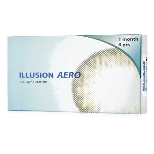 Контактные линзы ILLUSION Aero 6 линз R 8.6 -3.0D в Вита Экспресс