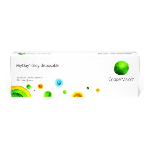 Контактные линзы MyDay Daily disposable 30 линз R 8,4 -0,75 в Вита Экспресс