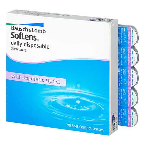 Контактные линзы Soflens Daily Disposable 90 линз -3,00 в Вита Экспресс