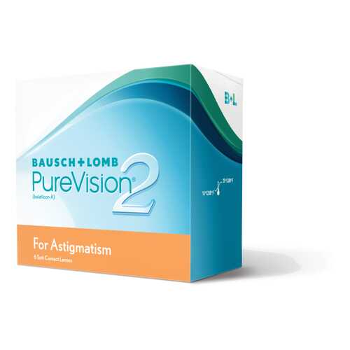 Контактные линзы PureVision 2 for Astigmatism 3 линзы -2,50/-2,25/170 в Вита Экспресс