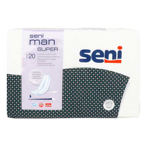 Урологические вкладыши для мужчин, 20 шт. Seni Man Super в Вита Экспресс