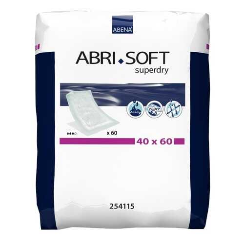 Впитывающие пеленки, 40x60 см, 60 шт. Abena Abri-Soft Superdry в Вита Экспресс