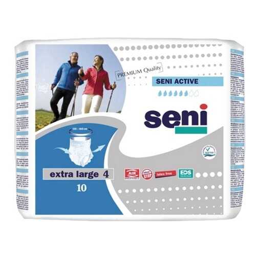 Впитывающие трусы SENI Active XL 10 шт. XL10-RU1 в Вита Экспресс