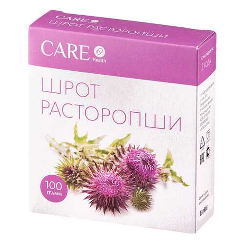 Расторопша шрот Care Health 100 г в Вита Экспресс