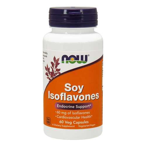 Добавка для сердца и сосудов NOW Soy Isoflavones 60 капсул в Вита Экспресс