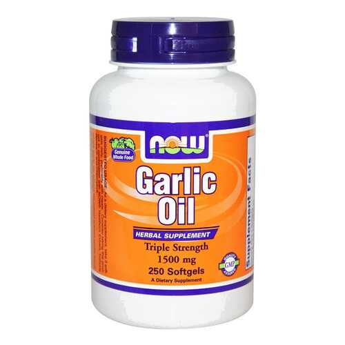 Другие масла и жиры NOW Garlic Oil 250 капс. в Вита Экспресс