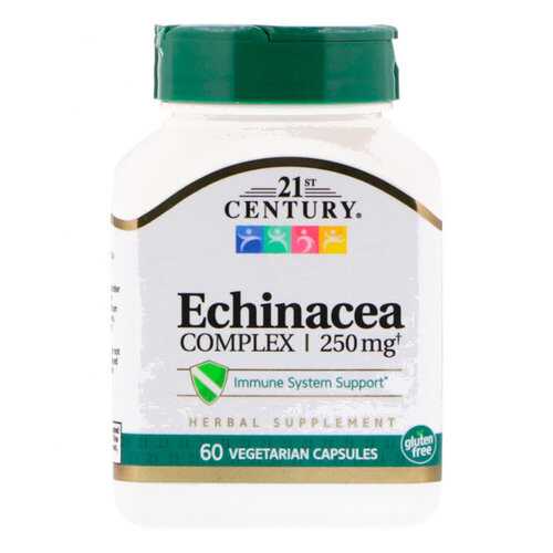 Экстракт эхинацеи 21ST CENTURY Echinacea вег. капсулы 60 шт. в Вита Экспресс