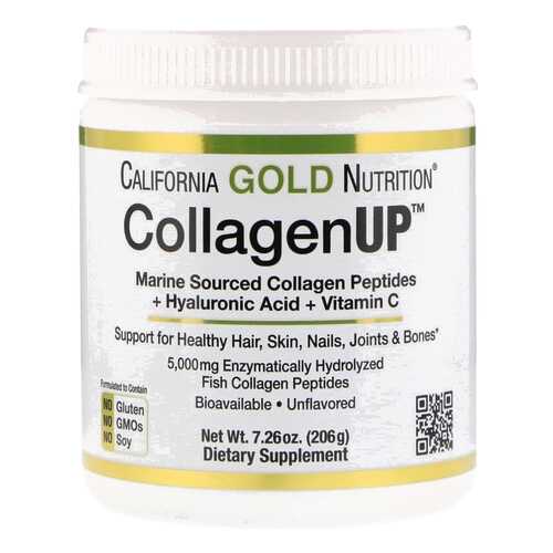 CollagenUP + Hyaluronic Acid + Vit C California Gold Nutrition 5000 мг 206 г в Вита Экспресс