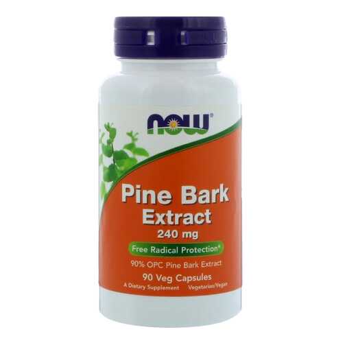 Антиоксидант NOW Pine Bark Extract 90 капсул в Вита Экспресс